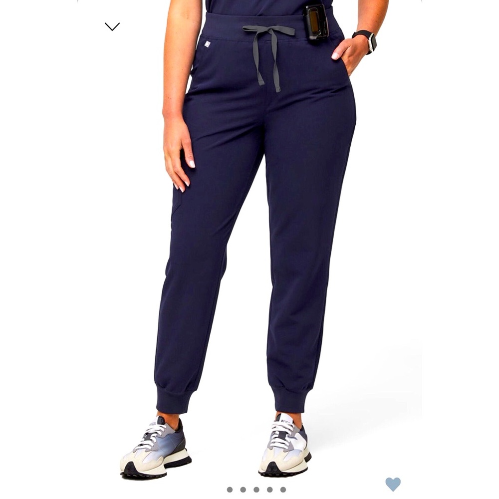 FIGS Navy High Waisted Zamora Joggers ORIGINAL VERSION
